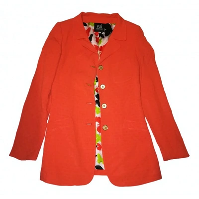 Pre-owned Anna Sui Jacket In Orange