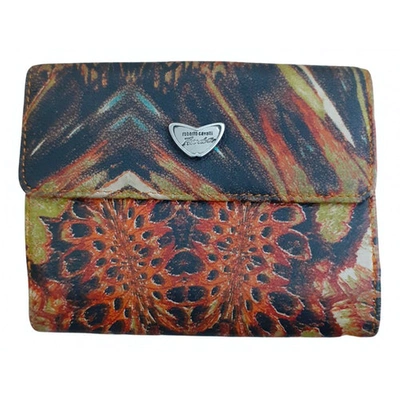 Pre-owned Roberto Cavalli Leather Wallet In Multicolour