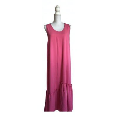 Pre-owned P.a.r.o.s.h Maxi Dress In Pink