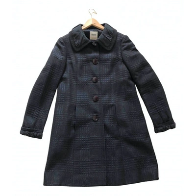 Pre-owned Moschino Cheap And Chic Coat In Navy