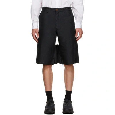 Comme Des Garçons Homme Deux Comme Des Garcons Homme Plus Tailored Bermuda Shorts In 1 Black