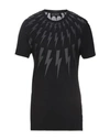 Neil Barrett T-shirts In Black