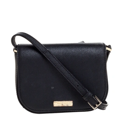 Pre-owned Kate Spade Black Leather Nadine Crossbody Bag