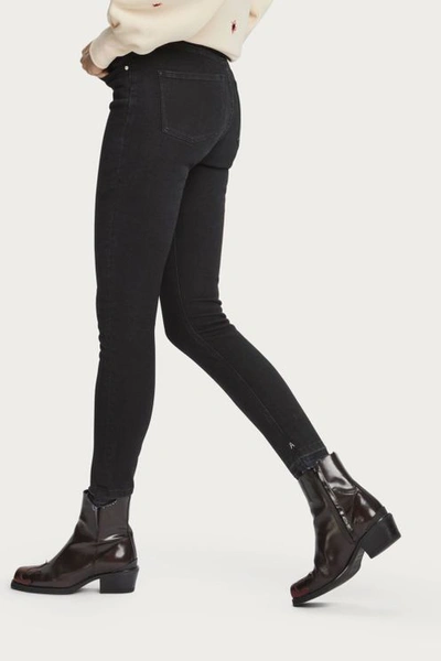 Maison Scotch Haut High-rise Skinny Fit Jeans In Elegant Black - Atterley |  ModeSens