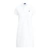 Polo Ralph Lauren Cotton Mesh Polo Dress In White/c7916