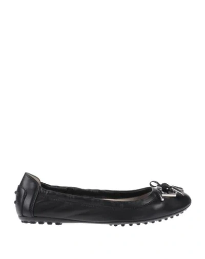 Tod's Ballet Flats In Black