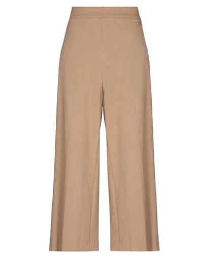 Clips Casual Pants In Camel