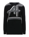 Alberta Ferretti Sweaters In Black