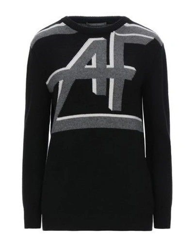 Alberta Ferretti Sweaters In Black