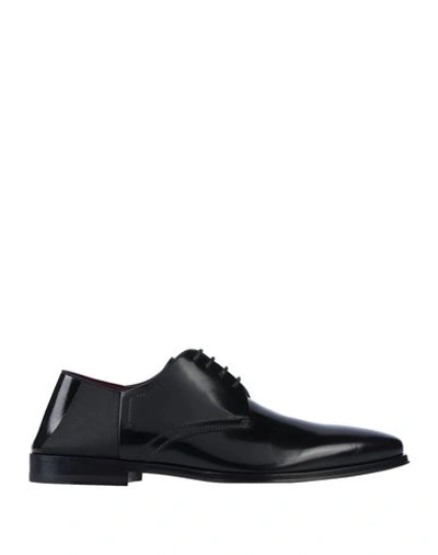 Dolce & Gabbana Lace-up Shoes In Black