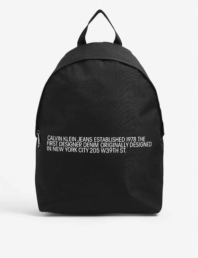 Calvin Klein Ck Round Canvas Backpack