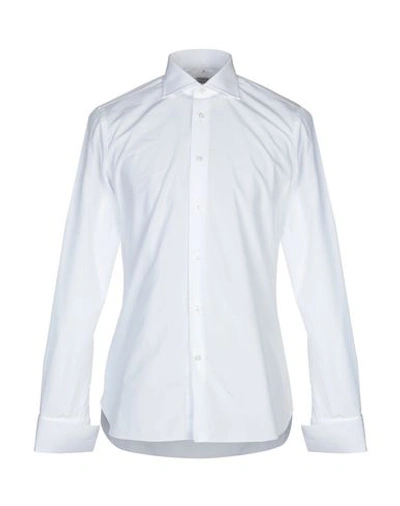 Borriello Napoli Solid Color Shirt In White