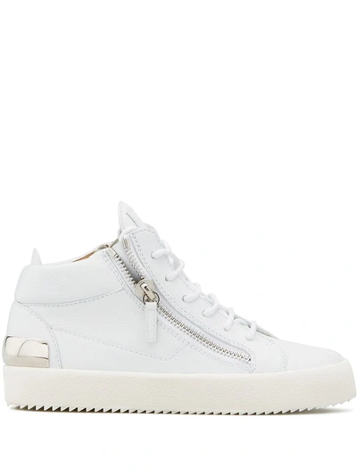 Giuseppe Zanotti Kriss Lace-up Sneakers In White