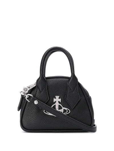 Vivienne Westwood Mini Yasmine Crossbody Bag In Black