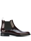 Church's Burgundy Leather Monmouth Chelsea Boots