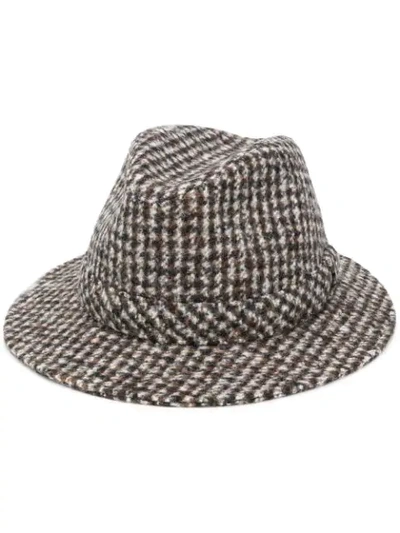 Dolce & Gabbana Wool-blend Fedora In Brown