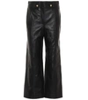 Veronica Beard Women's Jiva Wide-leg Faux Leather Pants In Black
