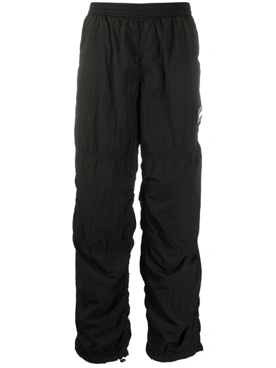 Aries Straight-leg Utility Trousers In Black