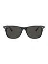 Oliver Peoples Men's Ollis Polarized Square Sunglasses, 54mm In Black/express Polarized