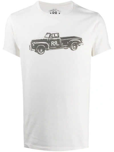 Ralph Lauren Short-sleeved Truck Print T-shirt In White