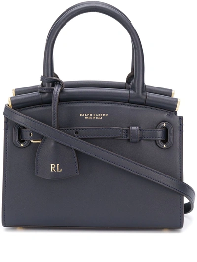 Ralph Lauren The Rl 50 Small Tote Bag In Black