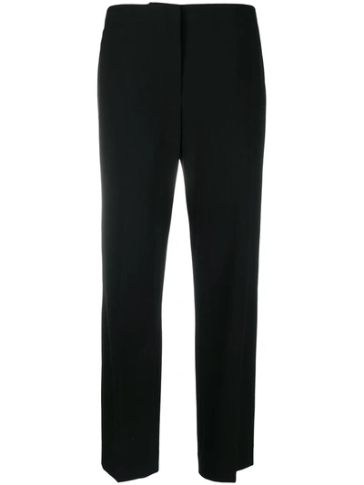 Ralph Lauren Simone Straight-leg Trousers In Black