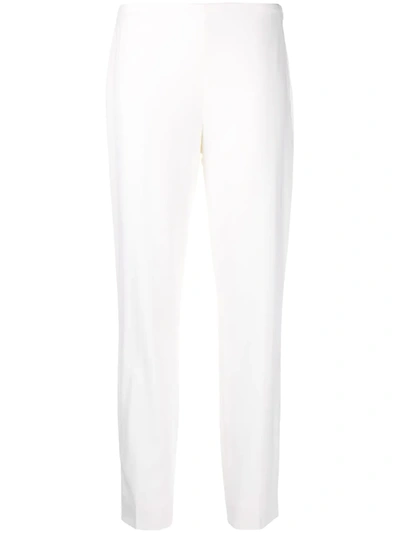 Ralph Lauren Annie Slim-fit Trousers In Cream