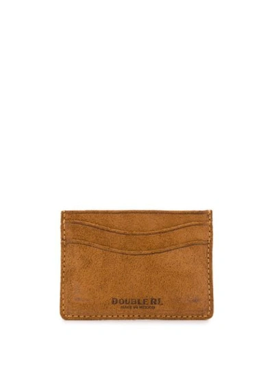 Polo Ralph Lauren Compact Logo Cardholder In Brown