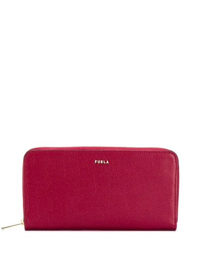 Furla Next All-around Zip Wallet In Red