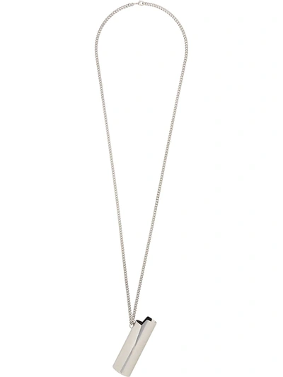 Alyx Polished Pendant Necklace In Silver