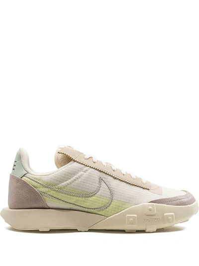 Nike W Waffle Racer Lx Series Qs 运动鞋 – Pale Ivory  Silver  Muslin  Jade  & Aura In Pale Ivory/silver-muslin-jade Aur