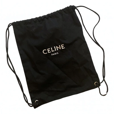 Pre-owned Celine Black Cloth Backpack