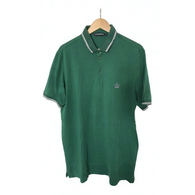 Pre-owned Dolce & Gabbana Polo Shirt In Green