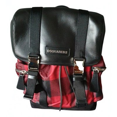 Pre-owned Dsquared2 Leather Weekend Bag In Multicolour