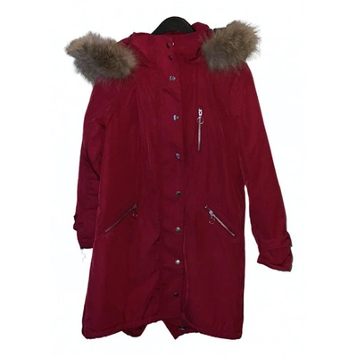 Pre-owned Maje Parka In Red