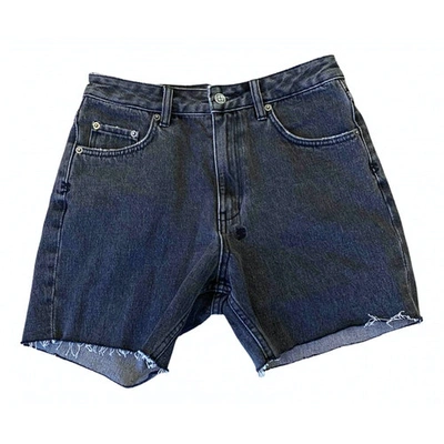 Pre-owned Ksubi Black Cotton Shorts