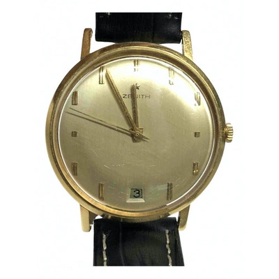 Pre-owned Zenith Classique Yellow Yellow Gold Watch