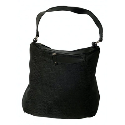 Pre-owned Pollini Black Cloth Handbag