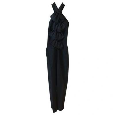 Pre-owned Givenchy Black Wool Jumpsuit