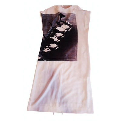 Pre-owned Loewe Mid-length Dress In White