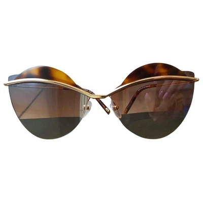 Pre-owned Marc Jacobs Brown Metal Sunglasses