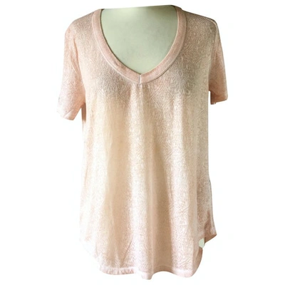 Pre-owned Zadig & Voltaire Pink Synthetic Top