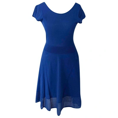 Pre-owned Claudie Pierlot Fall Winter 2019 Mini Dress In Blue