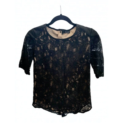Pre-owned The Kooples Black Polyester Top