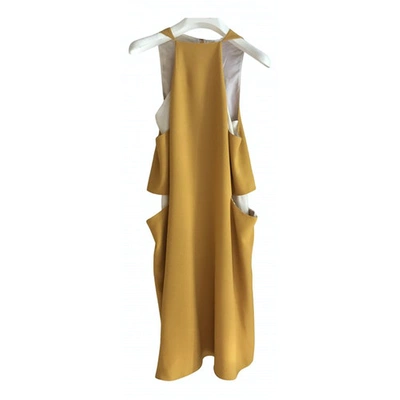 Pre-owned Vanessa Bruno Mid-length Dress In Yellow