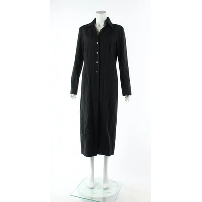 Pre-owned Mulberry Wool Coat In Black