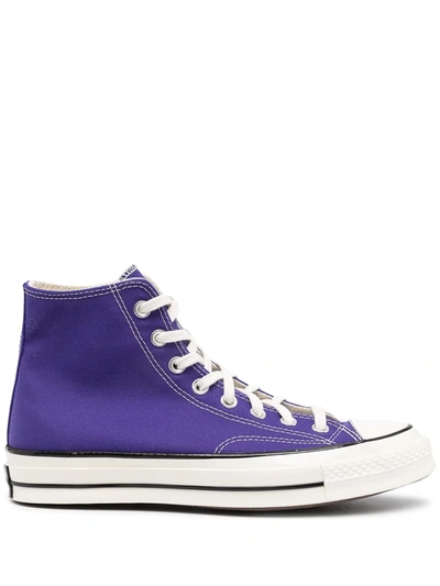Converse Chuck Taylor(r) All Star(r) 70 High Top Sneaker In Candy Grape/ Black/ Egret