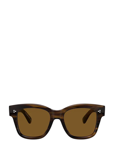 Oliver Peoples Ov5442su Bark Sunglasses In Brown Polar