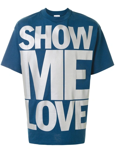 Honey Fucking Dijon Show Me Love T-shirt In Blue