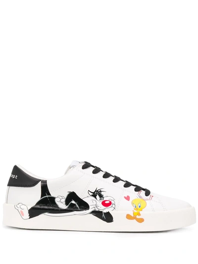 Moa Master Of Arts Sylvester & Tweety Low-top Sneakers In White